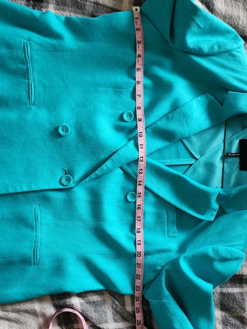 Teal Blazer/ Jacket XL - Picture 5 of 6